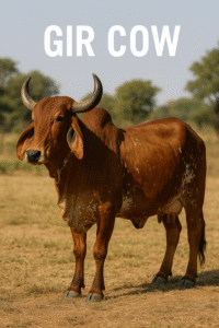 Read more about the article ગીર ગાય વિશે માહિતી || GIR COW DETAILS  || The Gir is a famous milk cattle breed of India ||